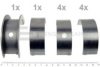 IVECO 2992537 Main Bearings, crankshaft